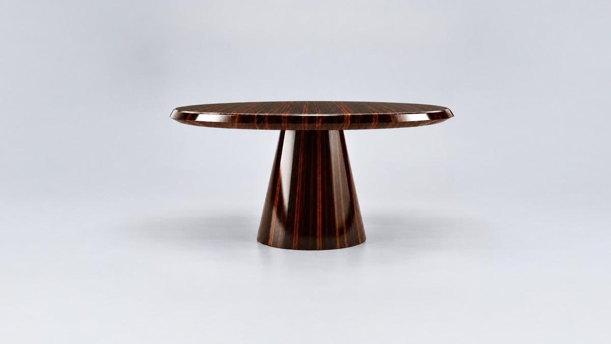 Mesa de comedor Lyon · Ébano Macasar
